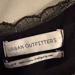 Urban Outfitters Black Lace-Trim dress